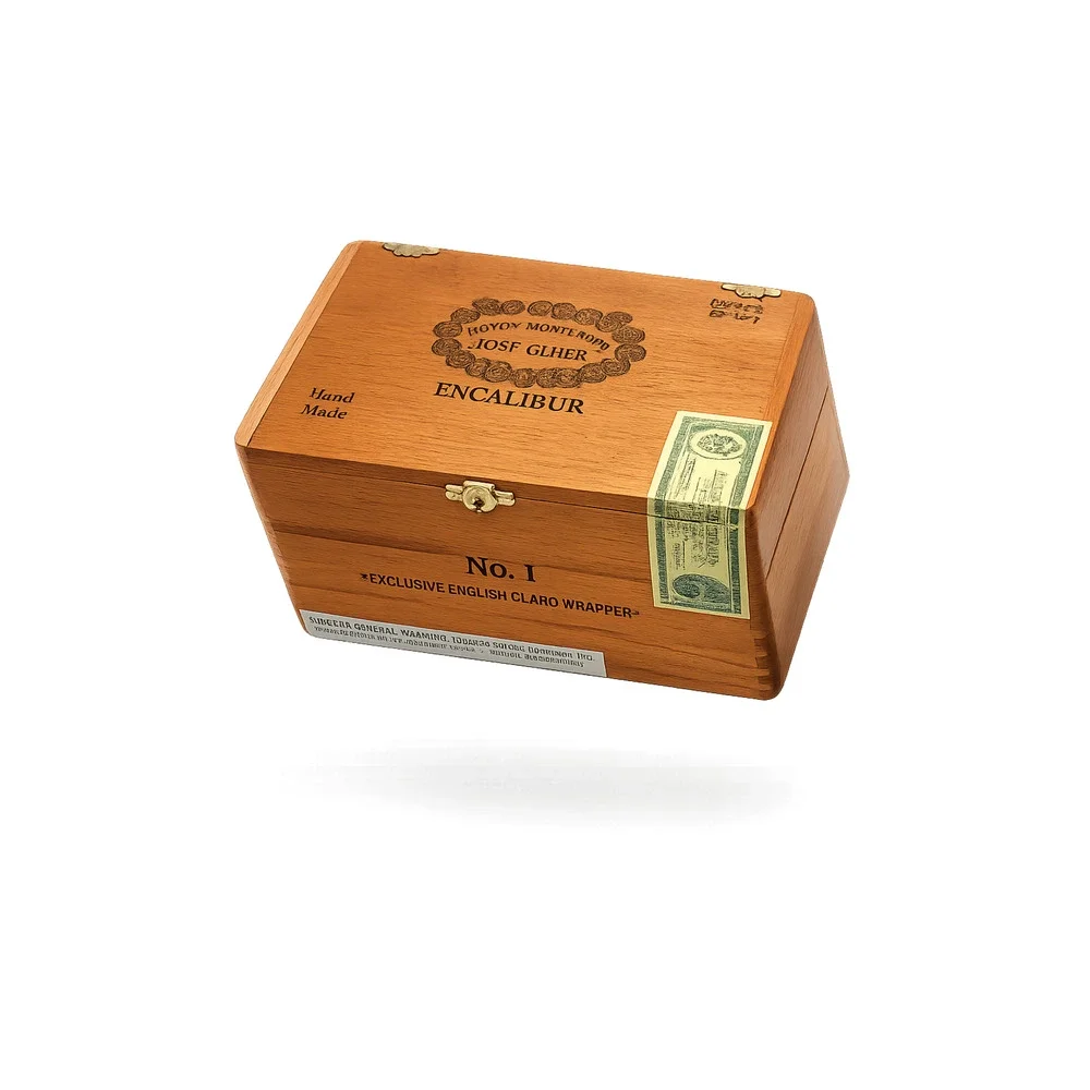 Hoyo De Monterrey Excalibur No. 1 Empty Wooden Cigar Box 8x5x4
